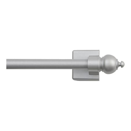 Kenney Mfg Kenney Satin Silver Silver Magnet Cafe Rod 16 in. L X 28 in. L KN40343